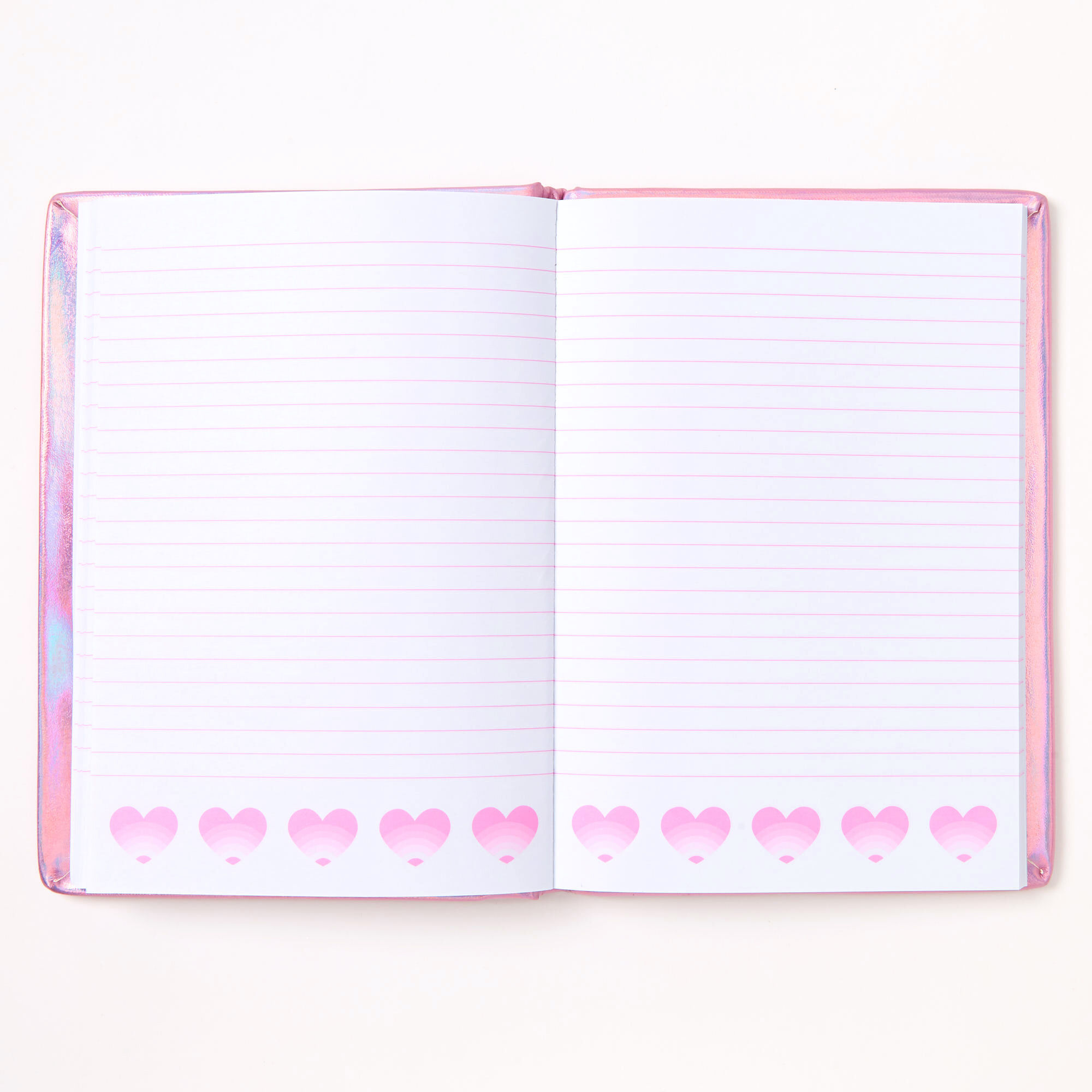 Journal intime métallisé Miss Glitter la licorne - Rose,
