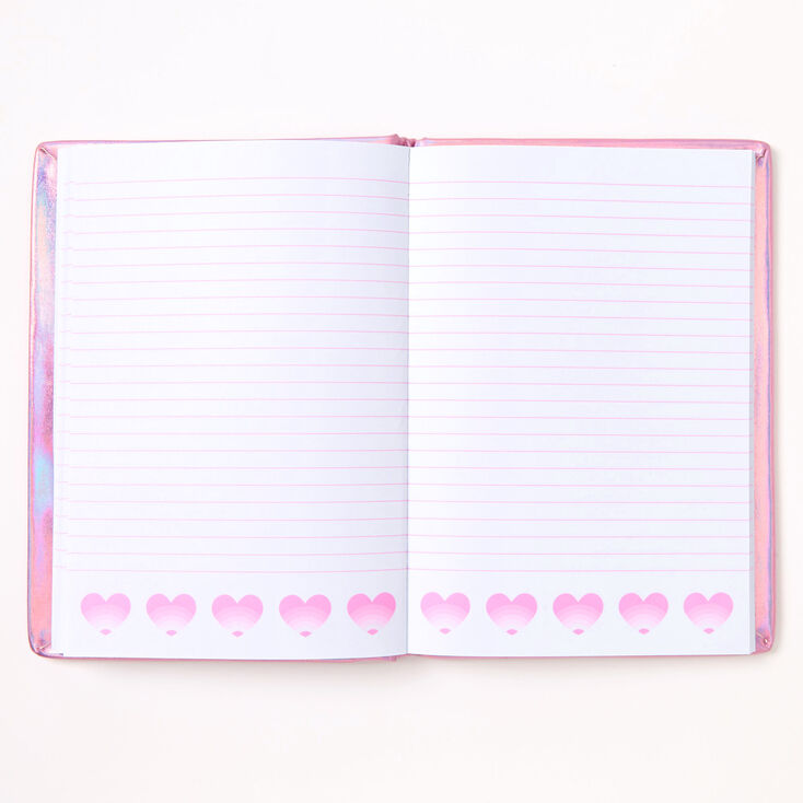 Miss Glitter the Unicorn Metallic Journal - Pink,