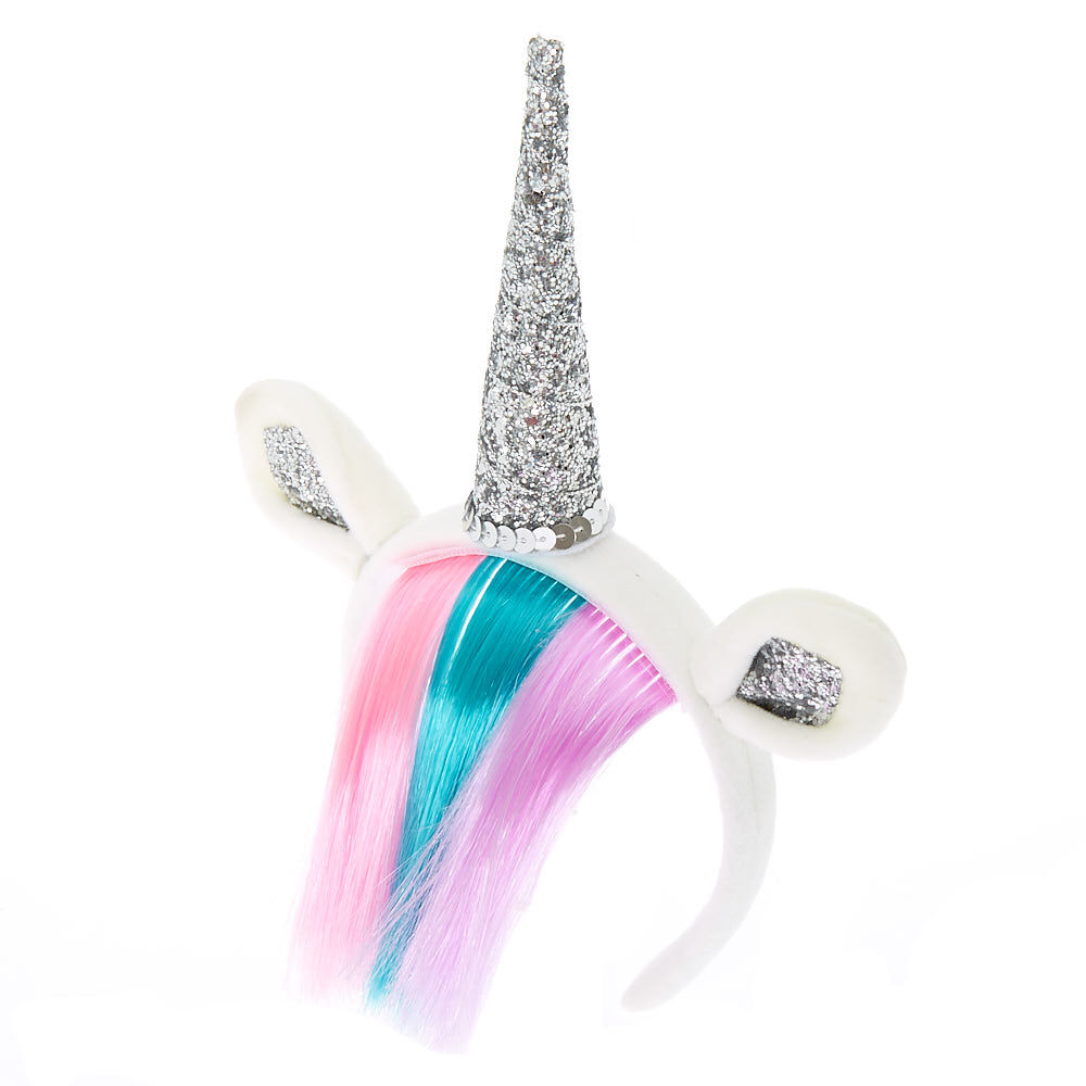 Costume de licorne avec cheveux synthétiques, 2 articles,