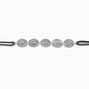 Cowgirl Burnished Silver-tone Filigree Turquoise Medallion Choker Necklace,