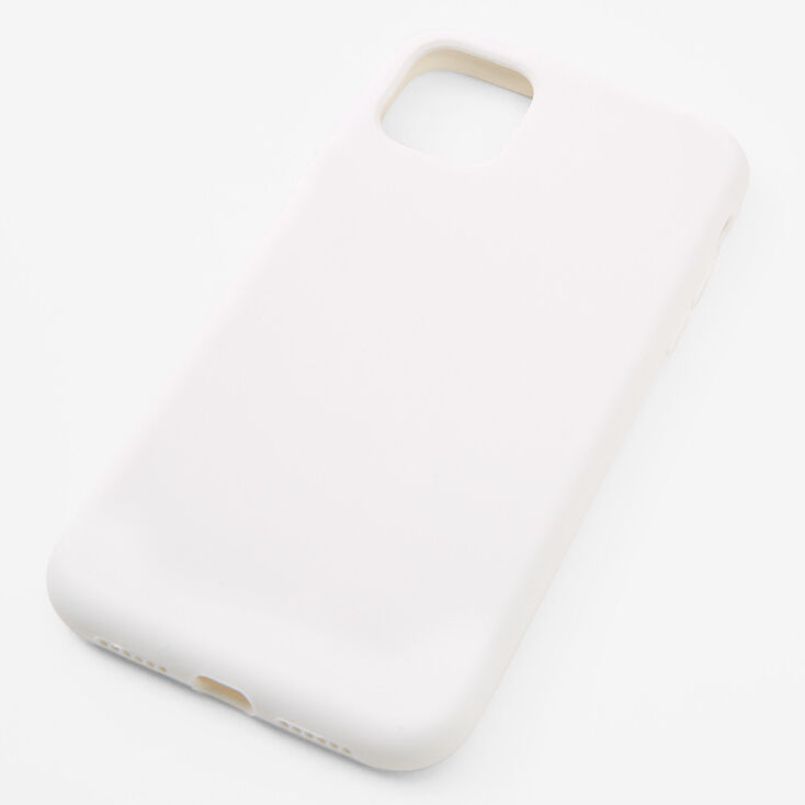 Soft White Protective Phone Case - Fits iPhone&reg; 11,