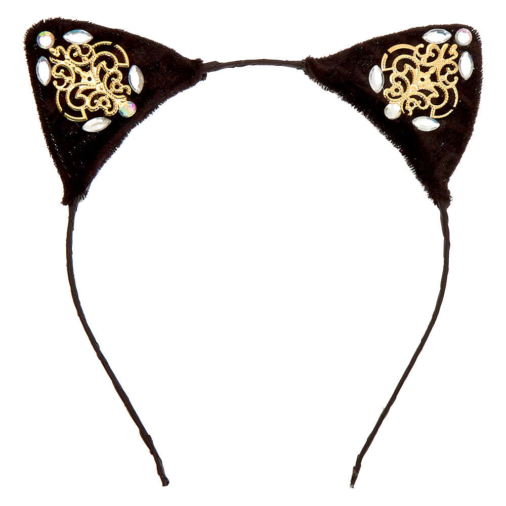 NWT Baby Gap Kids Black Cat Ears Headband