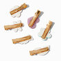 Claire&#39;s Club Rainbow Happy Hair Clips - 6 Pack,
