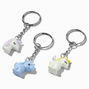 Pastel Unicorn Best Friends Keychains - 8 Pack,