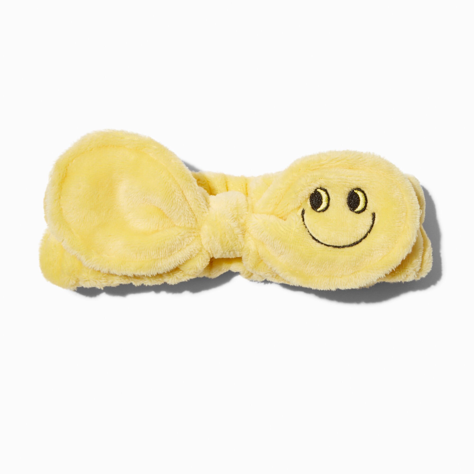 Happy Face Makeup Bow Headwrap & Face Washing Wrist Bands - 3 Pack,