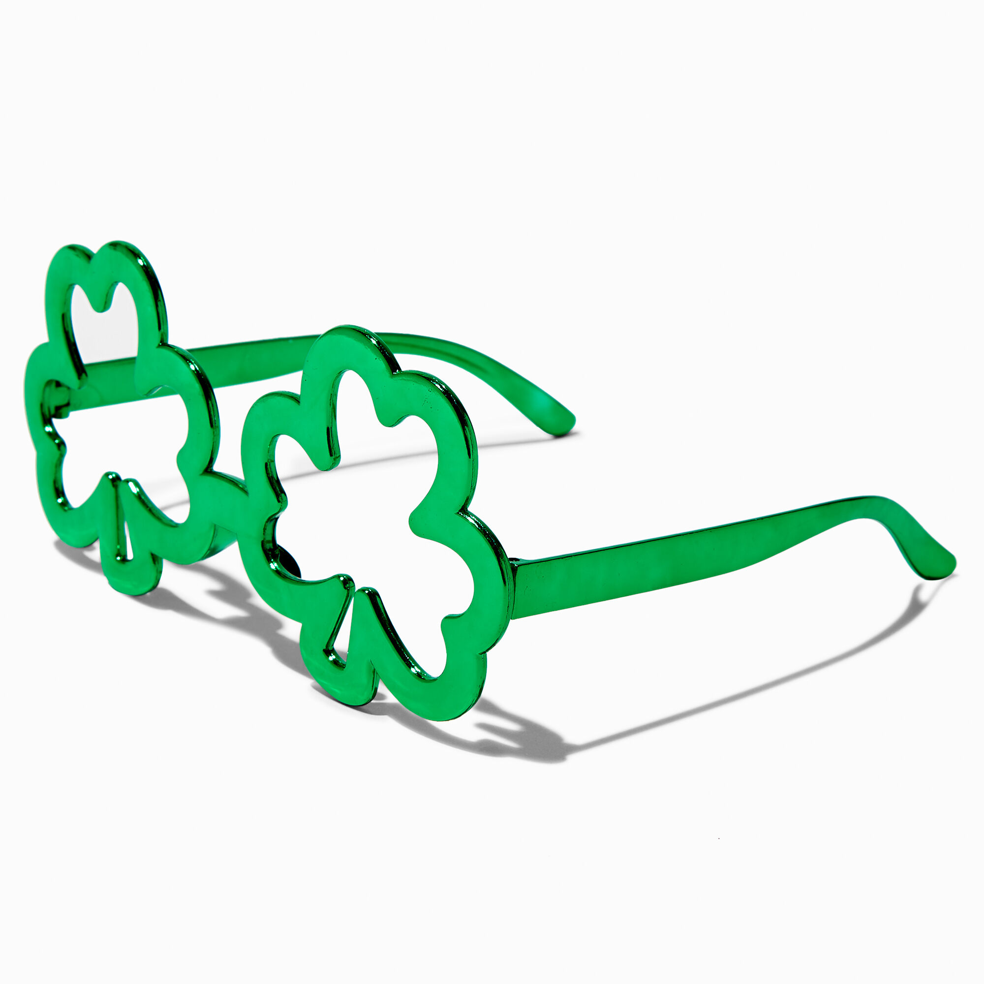 View Claires Shamrock Shaped Party Glasses information