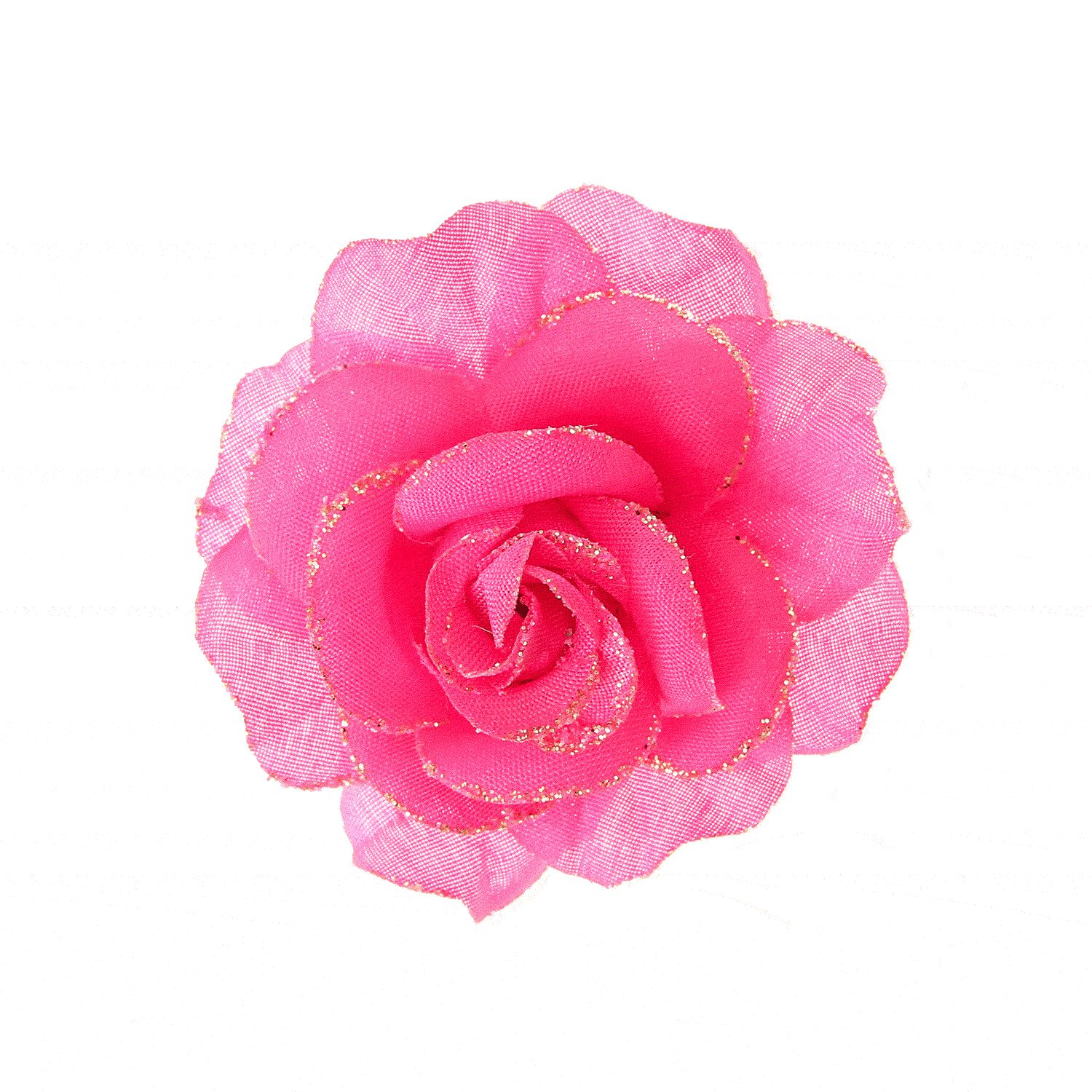 Claire's Claires Accessories Official Head Hair Clip Spotty Pink Flower £3 RRP 