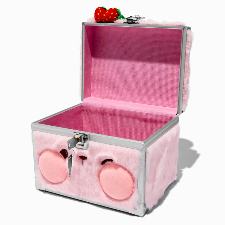 Strawberry Bunny Furry Lock Box,