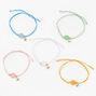 Best Friends Happy Face Bracelets - 5 Pack,