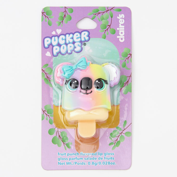 Pucker Pops Pastel Koala Lip Gloss - Fruit Punch,