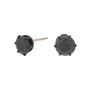 C LUXE by Claire&#39;s Black Titanium Cubic Zirconia 5mm Round Stud Earrings,