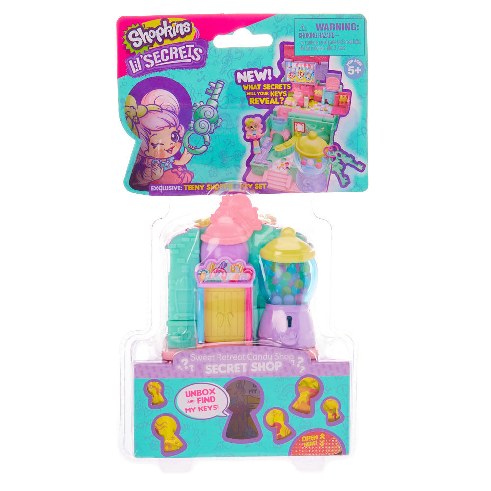 Shopkins Lil Secrets Secret Shop Styles May Vary Claire s