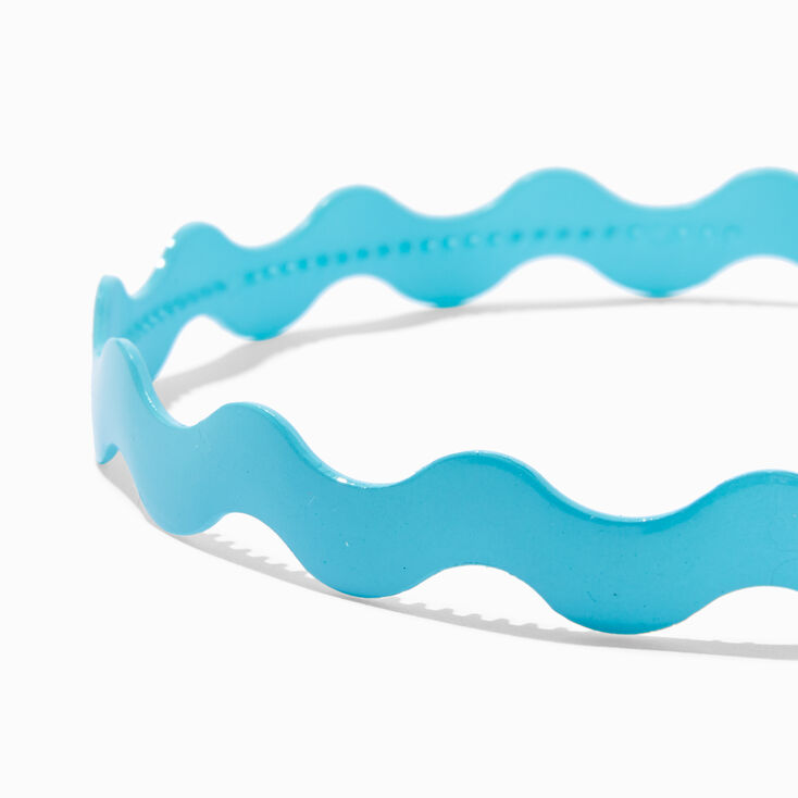 Claire&#39;s Club Blue Wavy Mixed Headbands - 3 Pack,