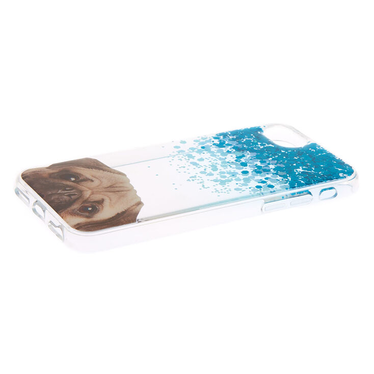 Coque de portable carlin &agrave; paillettes&nbsp;- Compatible avec iPhone 6/7/8/SE,