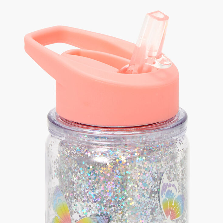 Coral Butterfly Water Bottle,