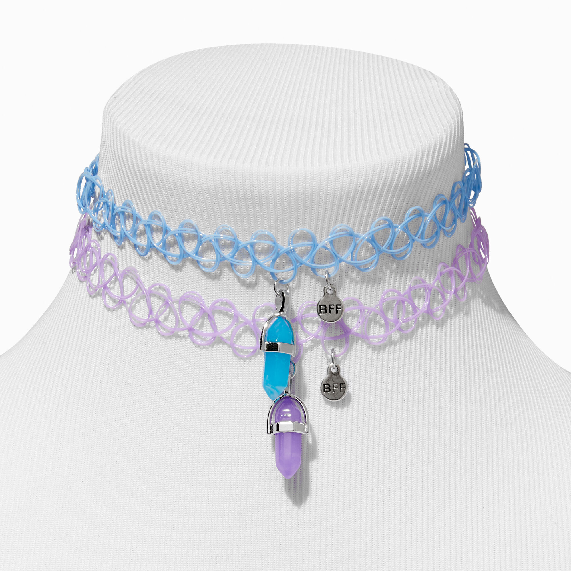 Best Friends Mystical Gems Glow In The Dark Tattoo Choker