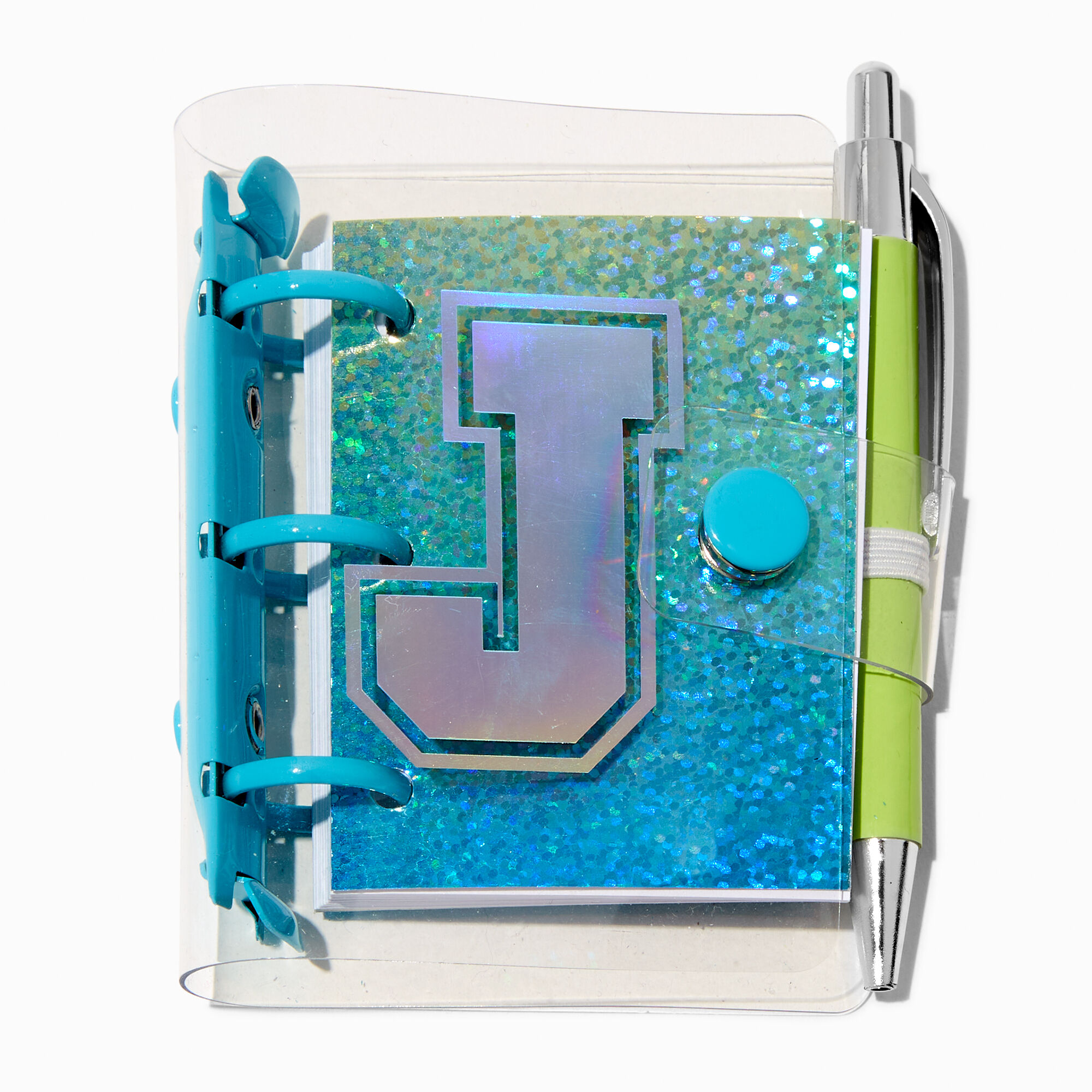 Mini Initial Glitter Diary - J,