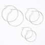 Medium Hoop Earrings  - 3 Pack,