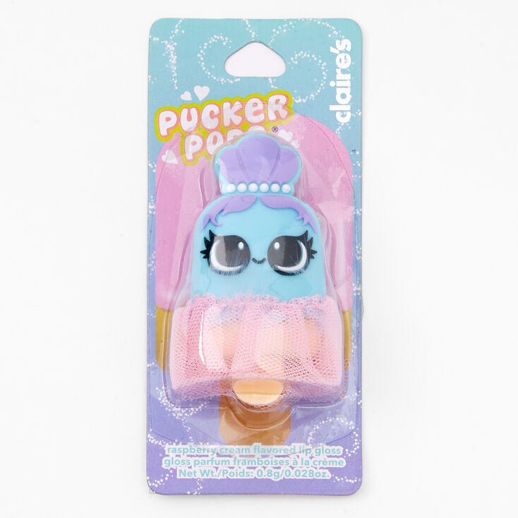 Pucker Pops&reg; Ballerina Lip Gloss - Raspberry Cream,