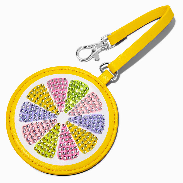 Bling Lemon Slice Luggage Tag,