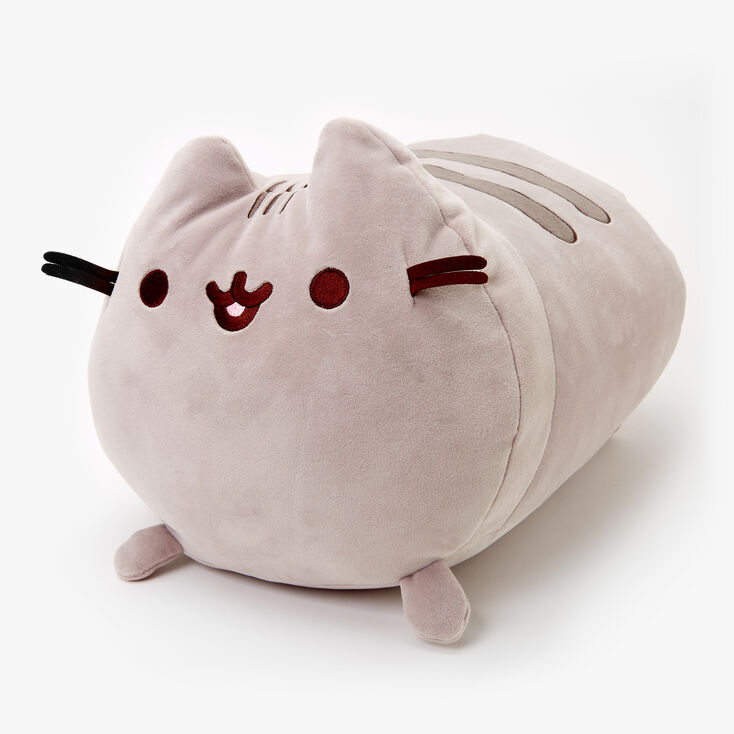 Pusheen Cat Plush Giant Pusheen Squisheen Large Log Plush Grey Claire S Us claire s