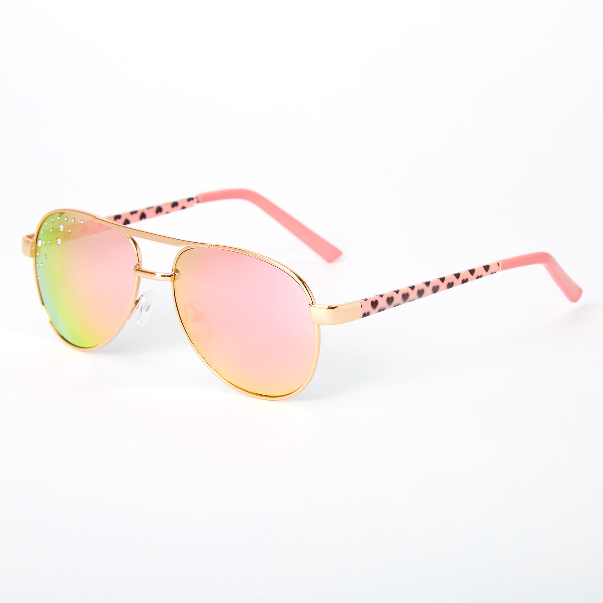 Aviator sunglasses claire's best sale