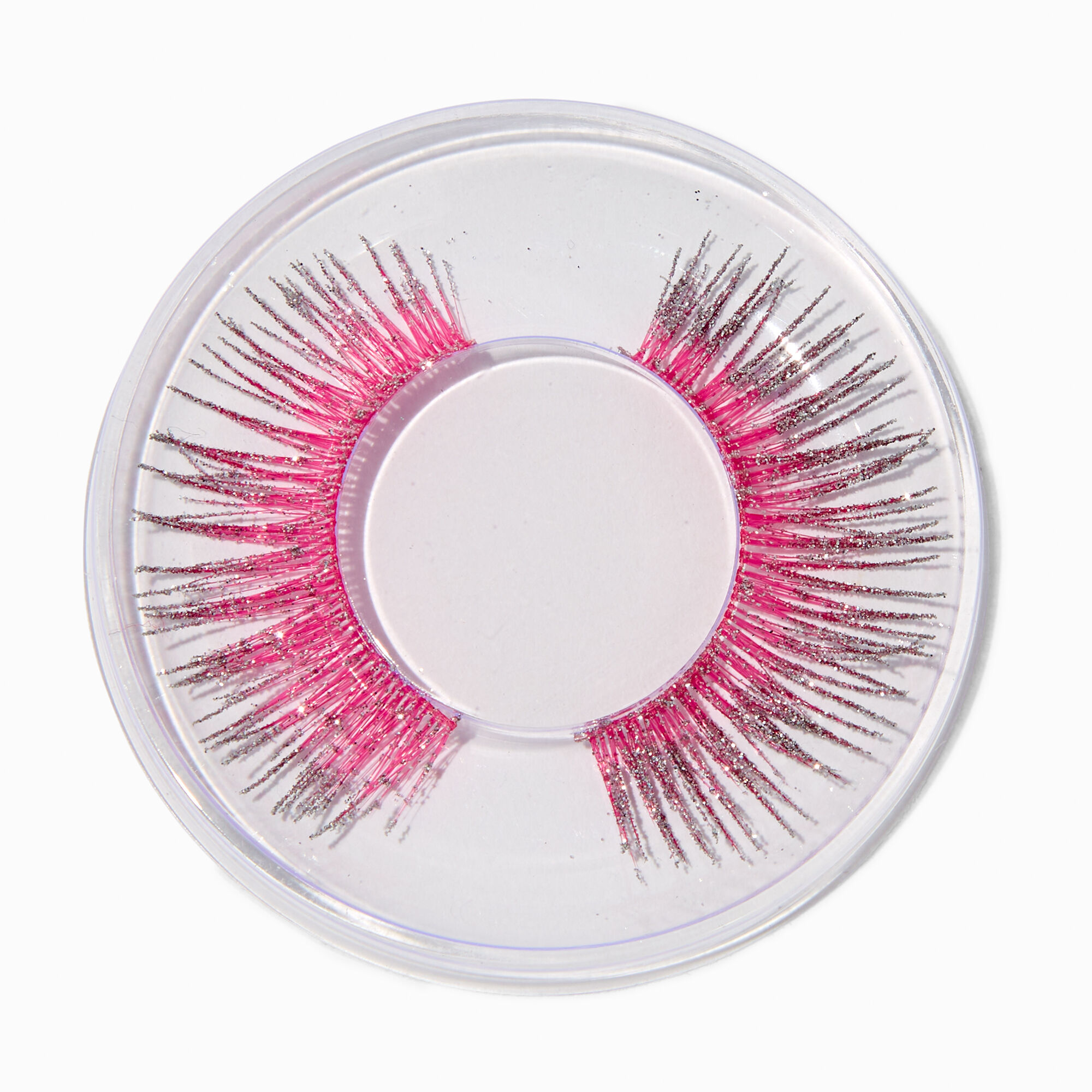 False Lashes & Pink Ombré Coffin Vegan Faux Nail Gift Set - 24 Pack,