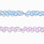 Best Friends Mystical Gems Glow In The Dark Tattoo Choker Necklaces &#40;2 Pack&#41;,