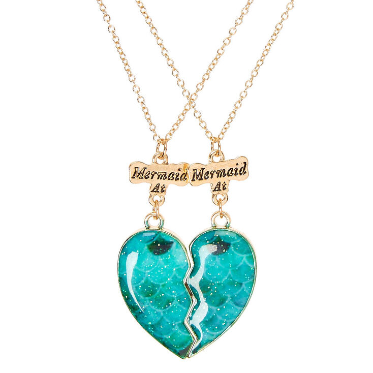 Best Friends Mermaid Scales Split Heart Pendant Gold Tone Necklaces Claire S Us - Best Friends Pendant Gold Best Friends Mermaid Scales Split Heart Pendant Gold Tone Necklaces Claire S Us - Best Friends Pendant Gold