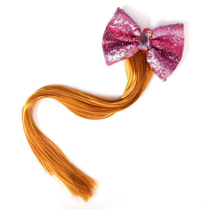&copy;Disney Frozen 2 Anna Fake Pony Tail &amp; Sequin Bow Hair,