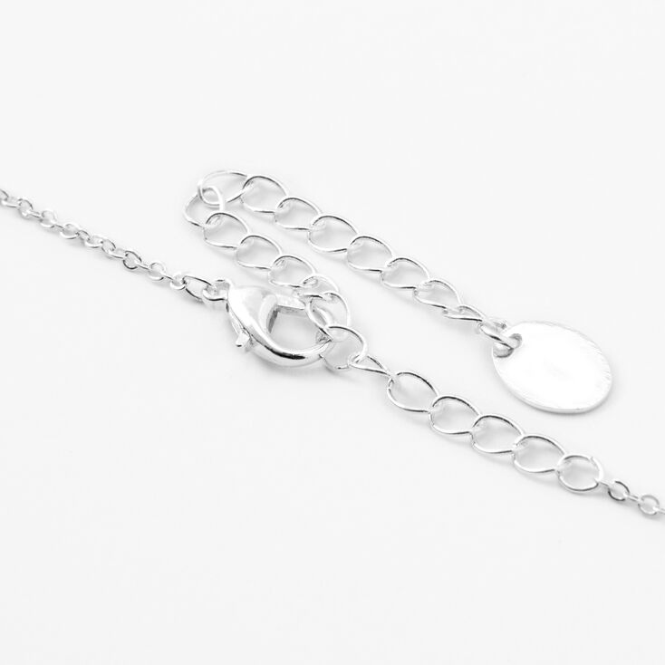 Collier &agrave; pendentif signe du zodiaque gothique couleur argent&eacute;e - Sagittaire,