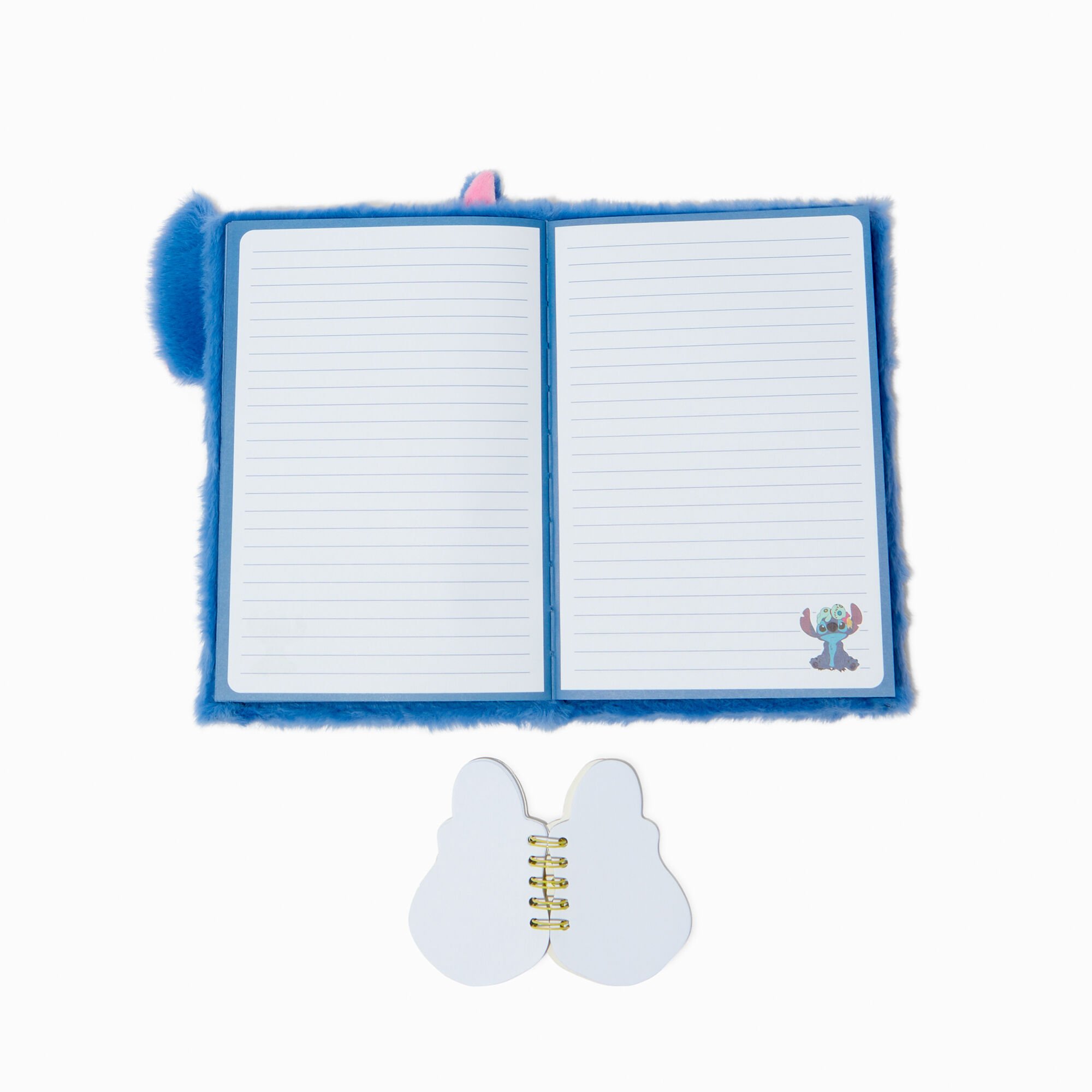 Carnets en fausse fourrure en exclusivité chez Claire's Disney Stitch - Lot de 2,