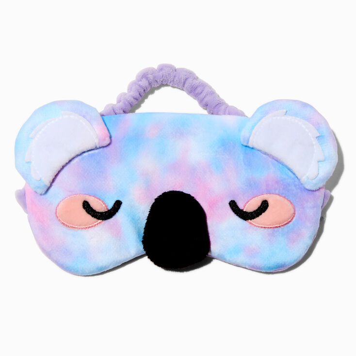 Tie Dye Koala Plush Sleeping Mask,
