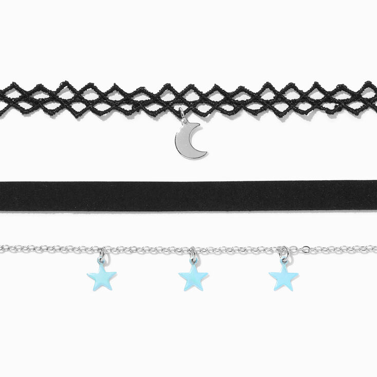 Celestial Tattoo Choker Necklaces &#40;3 Pack&#41;,