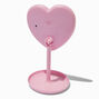 Pink Heart Light-Up Stand Mirror,
