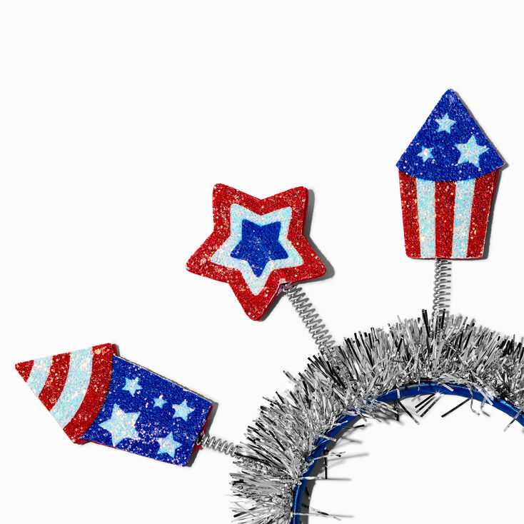 Stars &amp; Stripes Rockets Bopper Headband,