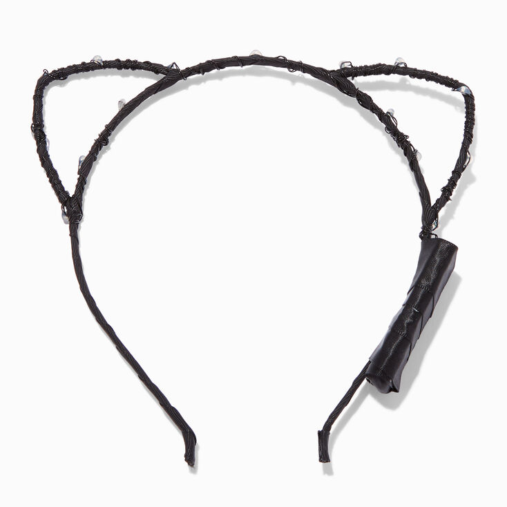 Light Up Black Cat Ears Headband,