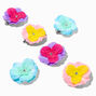 MeganPlays&trade; Claire&#39;s Exclusive Rainbow Faux Flower Hair Clips - 6 Pack,