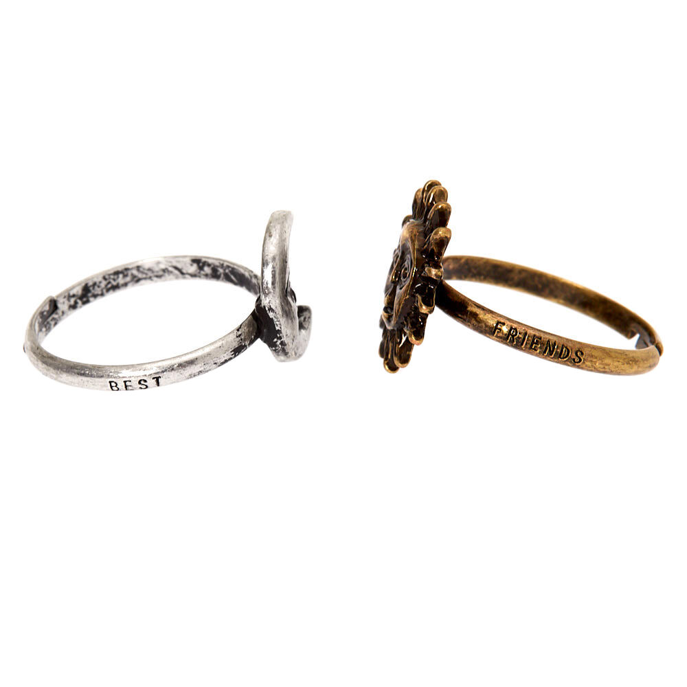 Sun and moon sales best friend rings