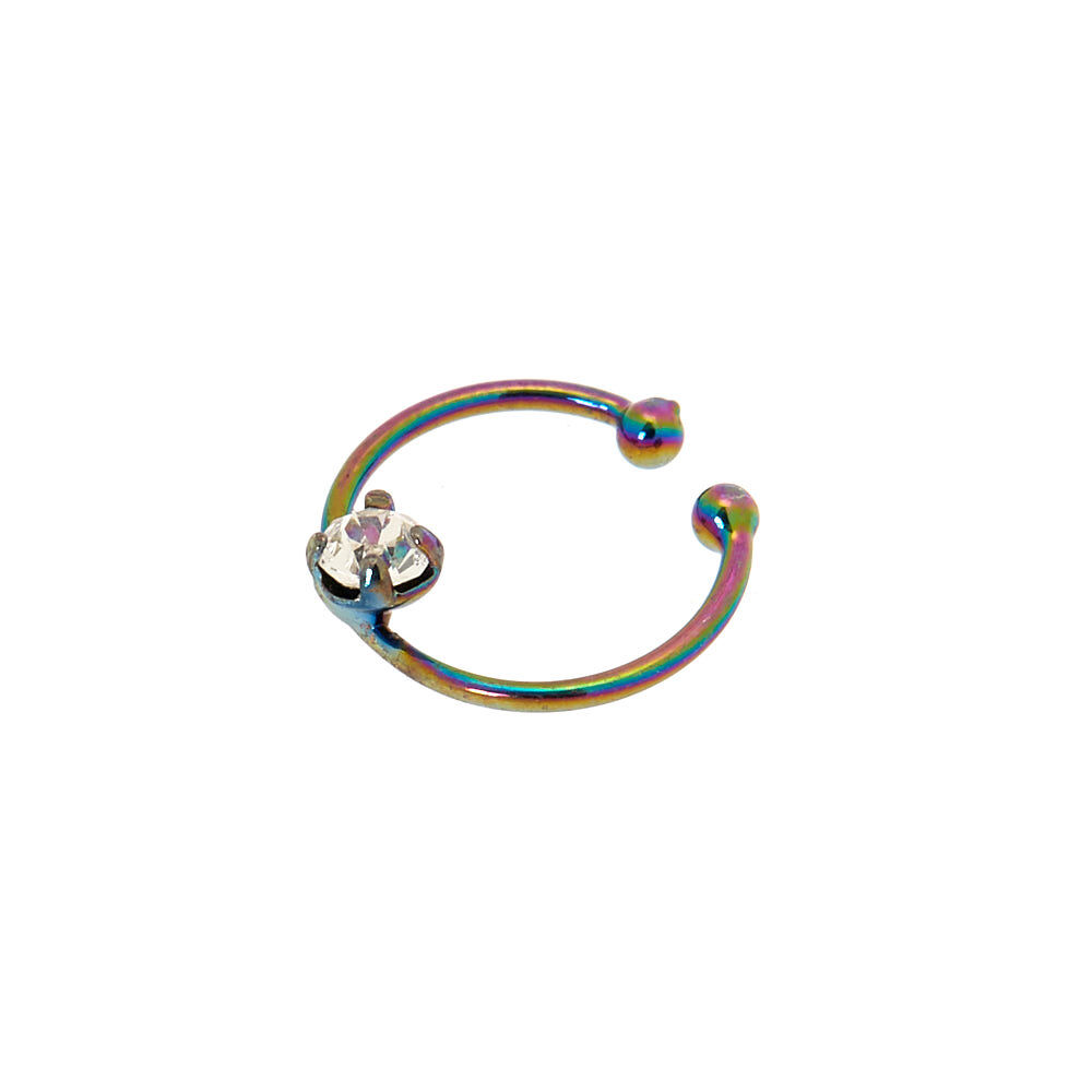 Oil slick nose ring hotsell