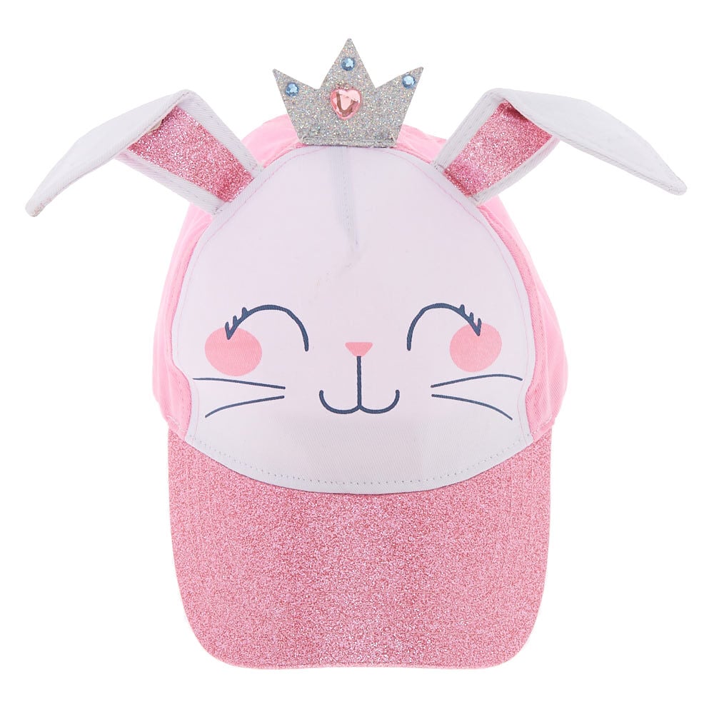 Claire's Club Claire the Bunny Baseball Cap - Pink,