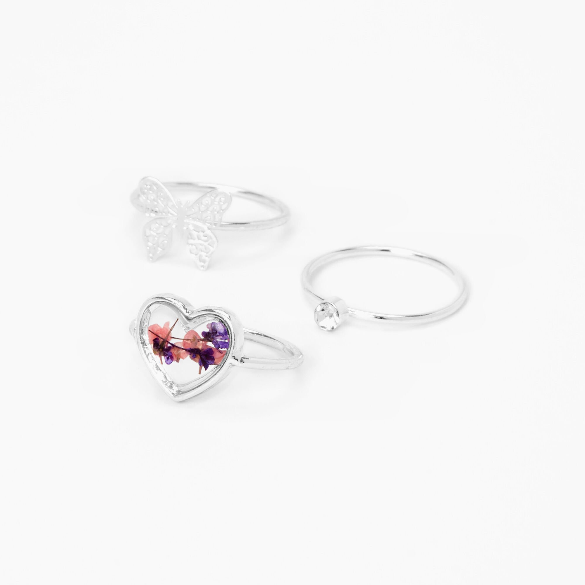 Rings with hearts on them sale