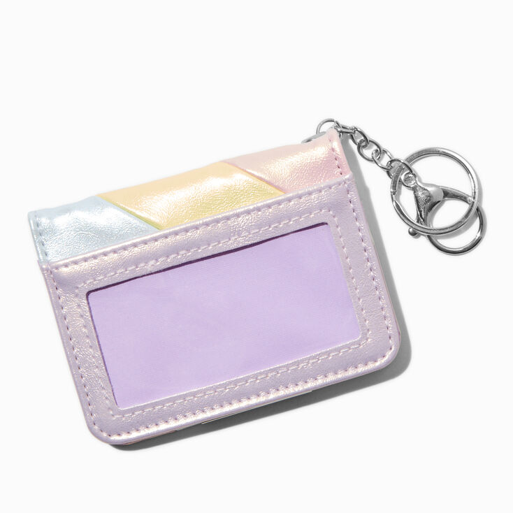 Uptown Striped Credit Card Case,