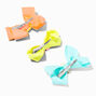 Claire&#39;s Club Summer Dessert Loopy Bow Hair Clips - 3 Pack,