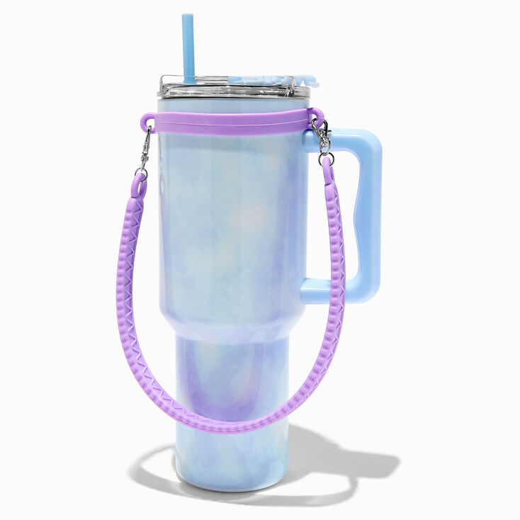 Purple Silicone Water Bottle Handle,
