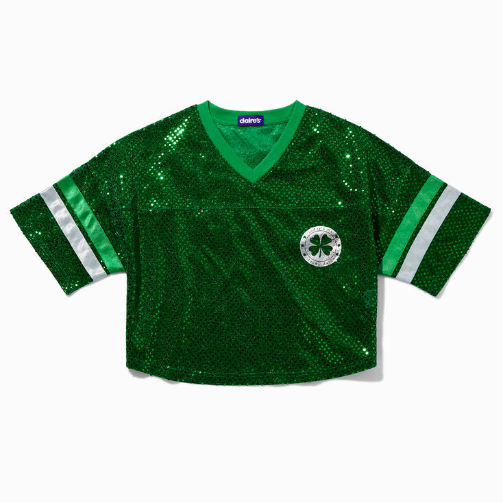 St. Patrick&#39;s Day &quot;O&#39;Lucky&quot; Football-Style Jersey,
