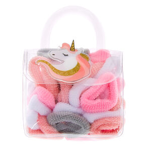 &Eacute;lastiques &agrave; cheveux en sachet licorne Club&nbsp;Claire&#39;s - Lot de 38,