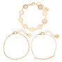 Lot de trois bracelets en filigrane,
