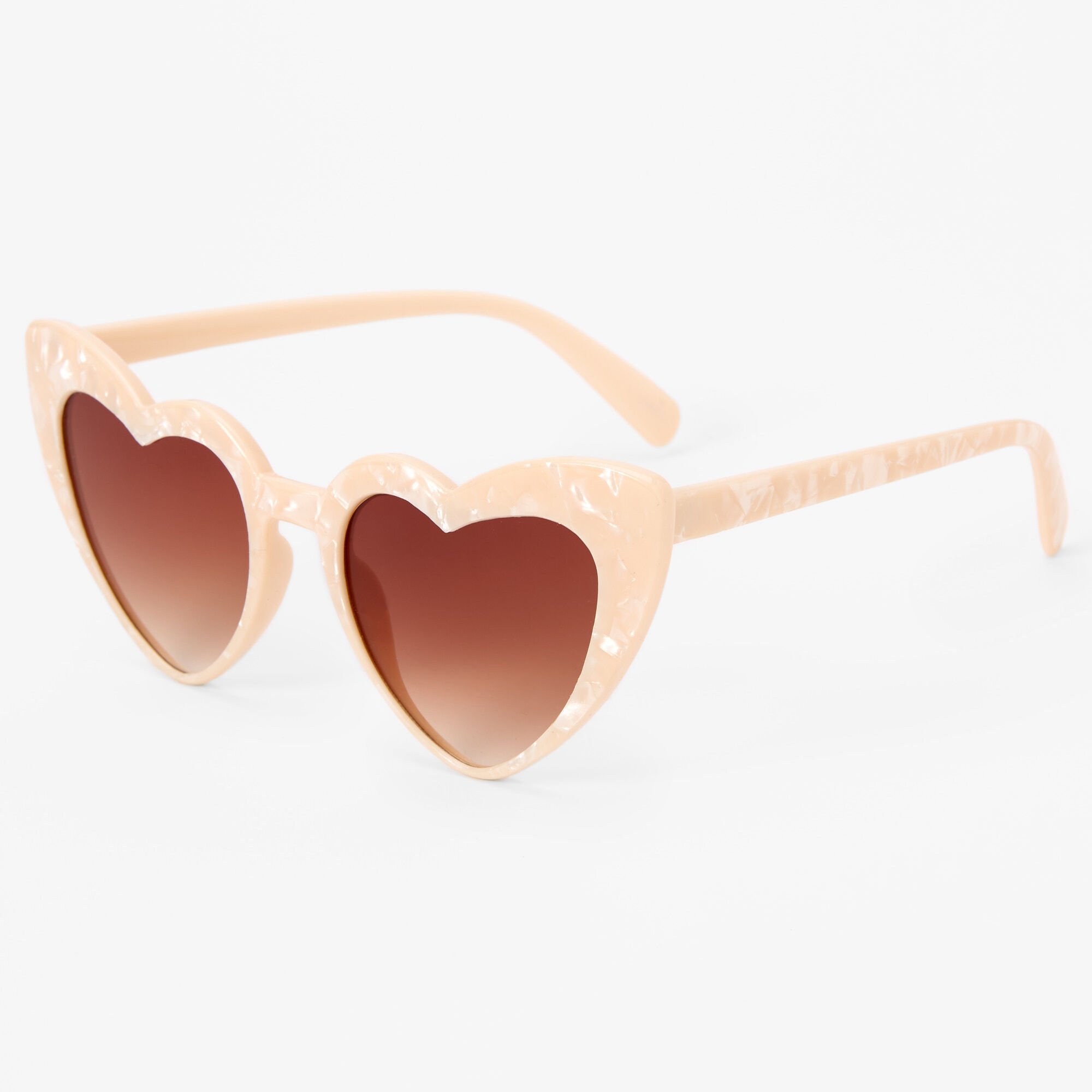 Claire's heart store shaped sunglasses