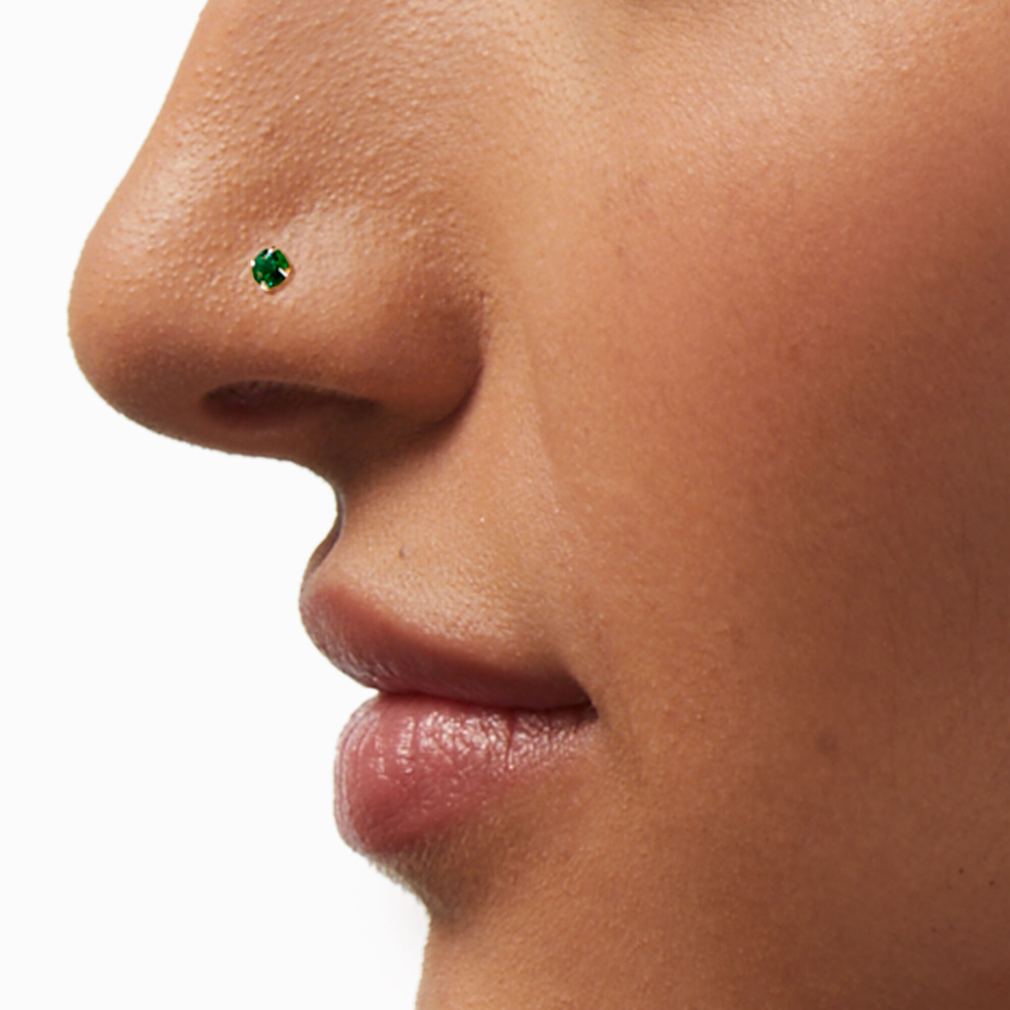 Nose piercing stud discount sterling silver